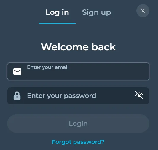 Gigaspinz login formulier